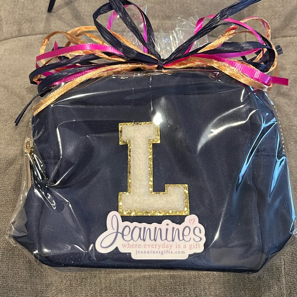 Cosmetic/Accessories Case emboldened with Letter “L”